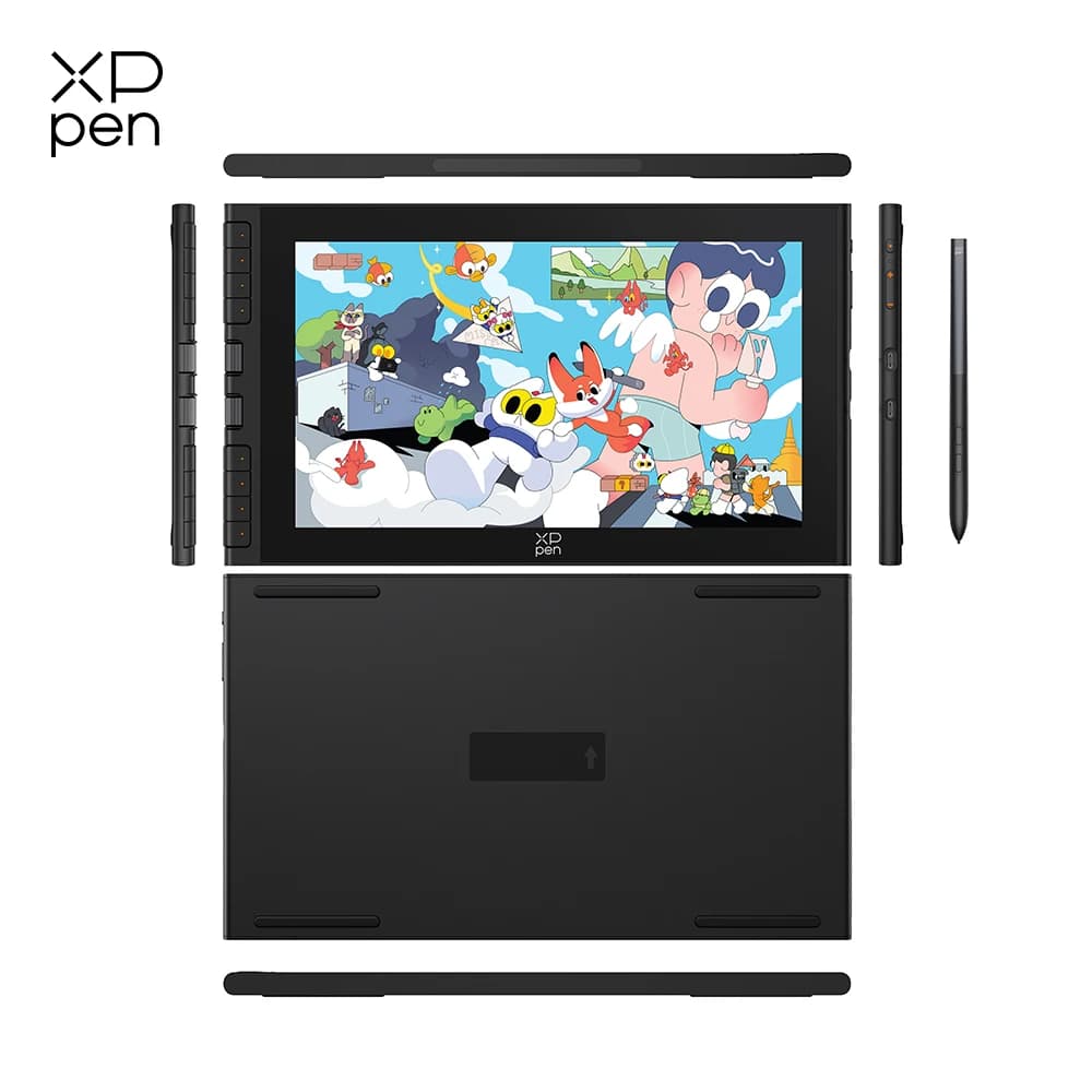 XPPen Artist 12 3rd Graphic Pen Tablet Monitor Pressione 16K 2 Quadranti di scorrimento 99% RGB X4 Smart Nuova penna per Windows Mac
