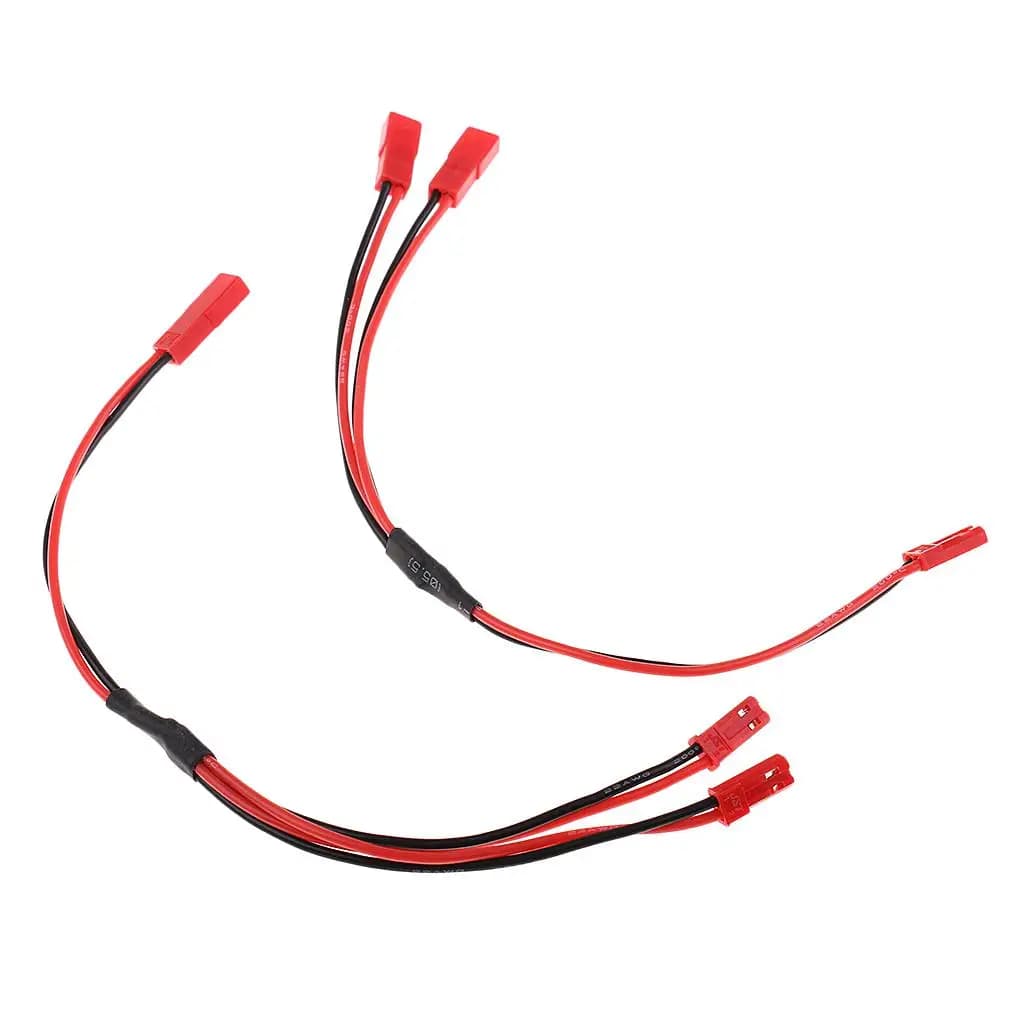 Cavo Adattatore Parallelo RC JST Y da 1 a 2, Cavo di Conversione per Batteria Lipo Mini Drone