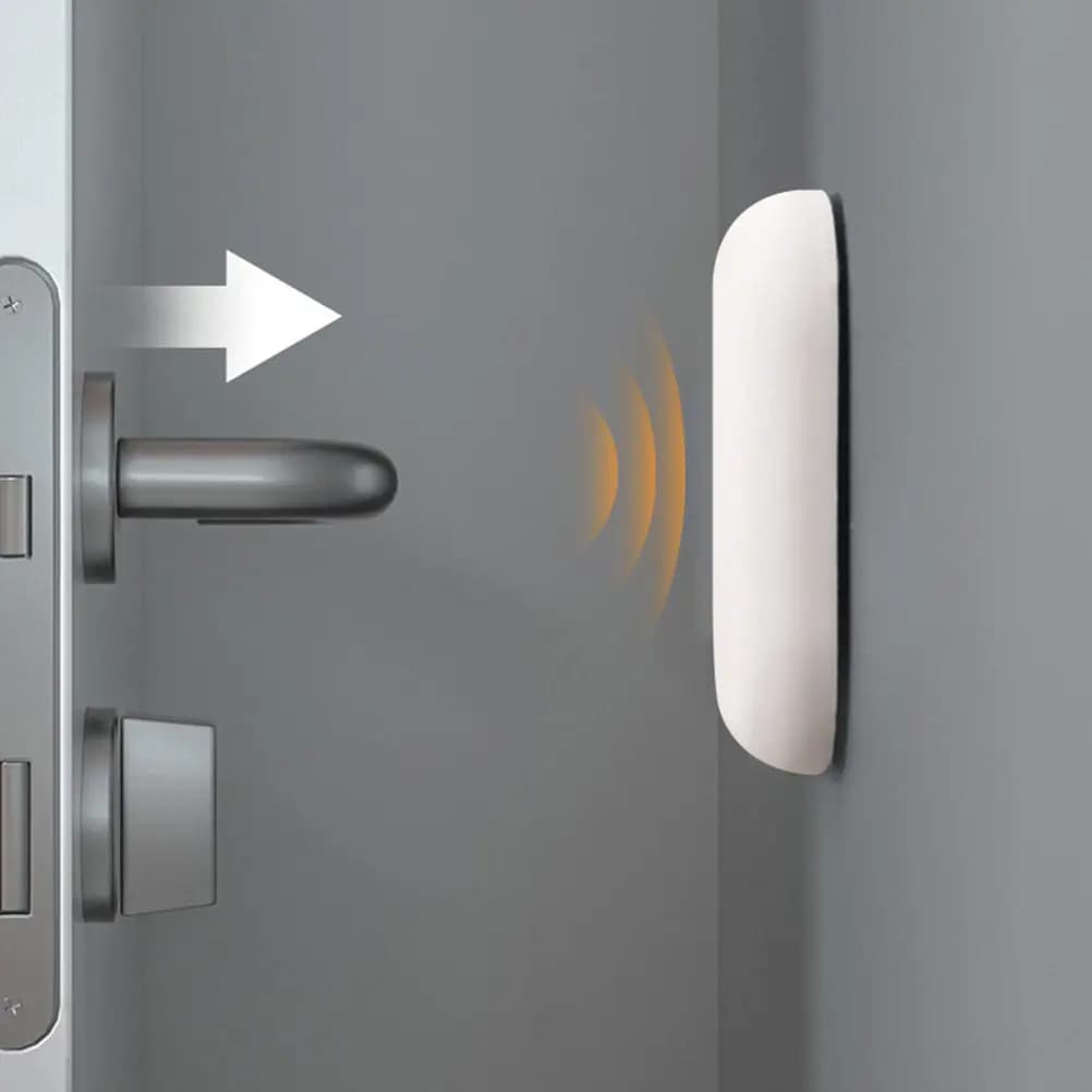 4 Pezzi Protezione per Maniglia Porta in Silicone - Paracolpi Autoadesivo per Protezione Parete, Riduce il Rumore, Adatto alla Maggior Parte delle Porte