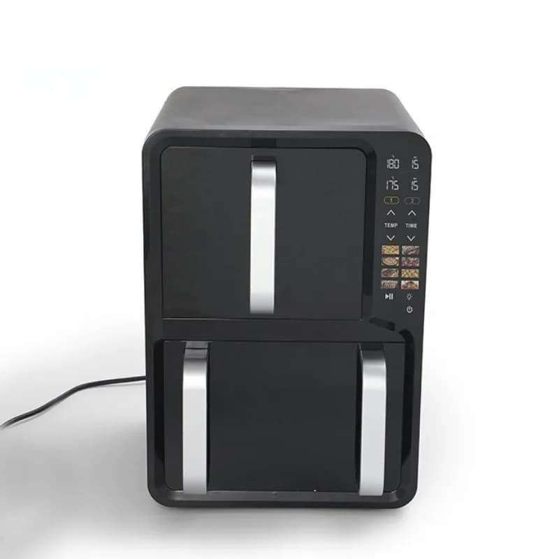Digital 12L Double Stack air Fryer with 2 Independent Frying Basket Heating Double Decker air Fryer
