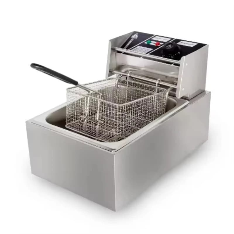 6L 10L 12L gas-fired new single-tank deep fryer for French fries and chicken, now available