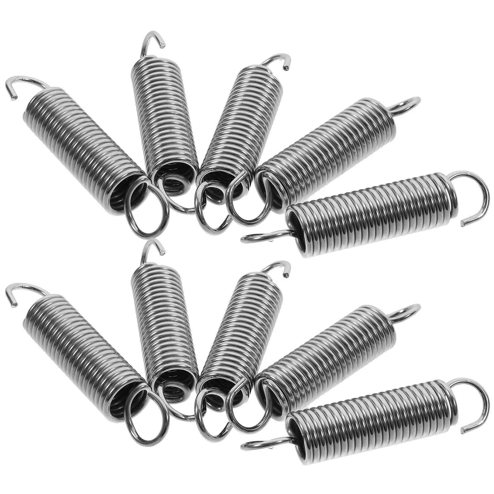 10Pcs Stainless Steel Spring for Pruner Replacement Heavy Duty Gardening Shears Repair Parts High Strength Gardening Tools Parts