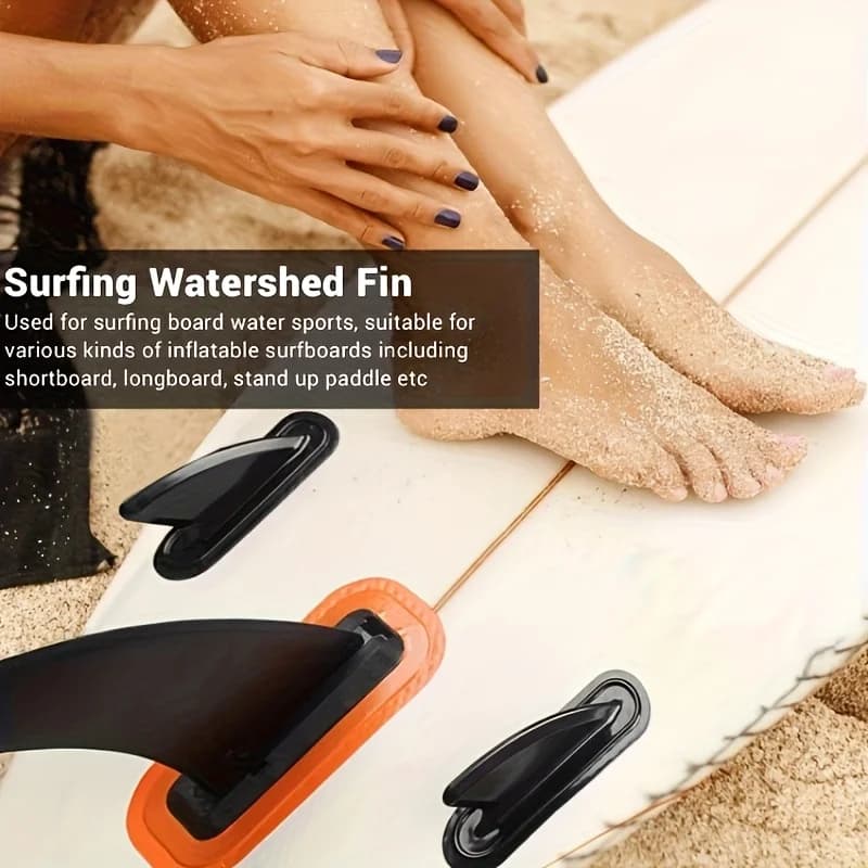Pinna centrale staccabile nera, kit timone kayak Skeg Tracking Pinna salvadanaio per canoa gonfiabile, tavole SUP Stand Up Paddle