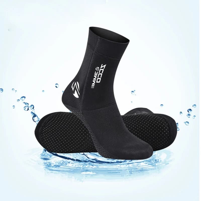 Non-slip diving socks for men and women, water shoes, beach boots, diving shoes, snorkeling, surfing, 3 mm, new, 2022