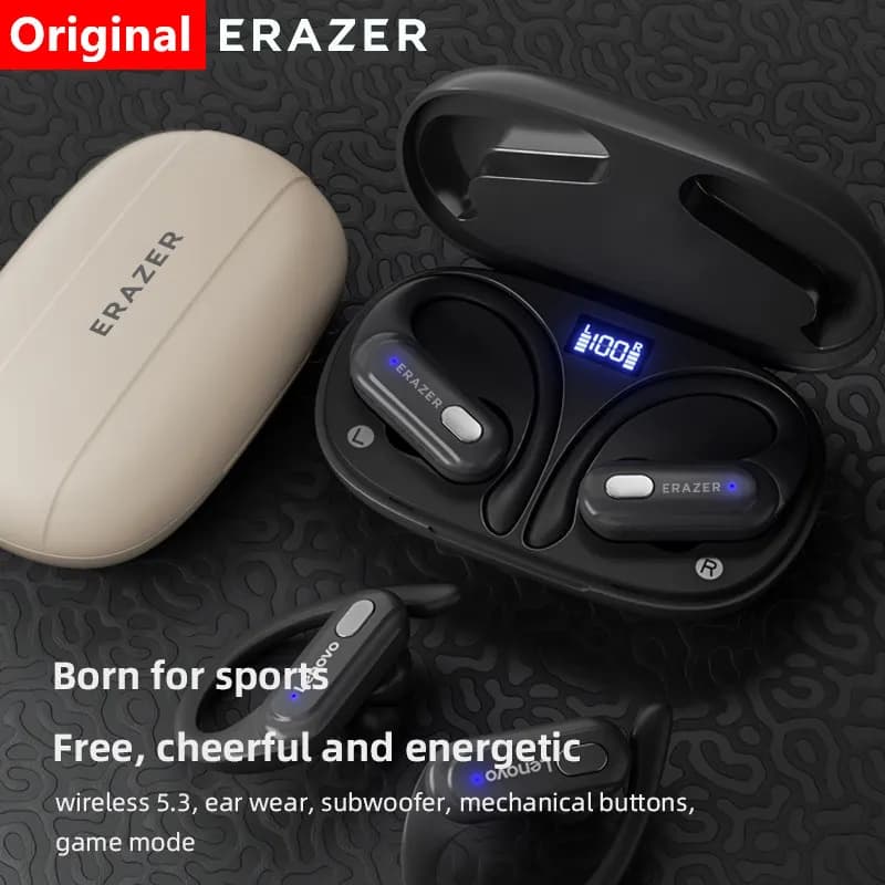 ERAZER XT60PRO Sports Wireless Headphones Bluetooth Headphones Headphones with noise reduction with ear hook with microphone