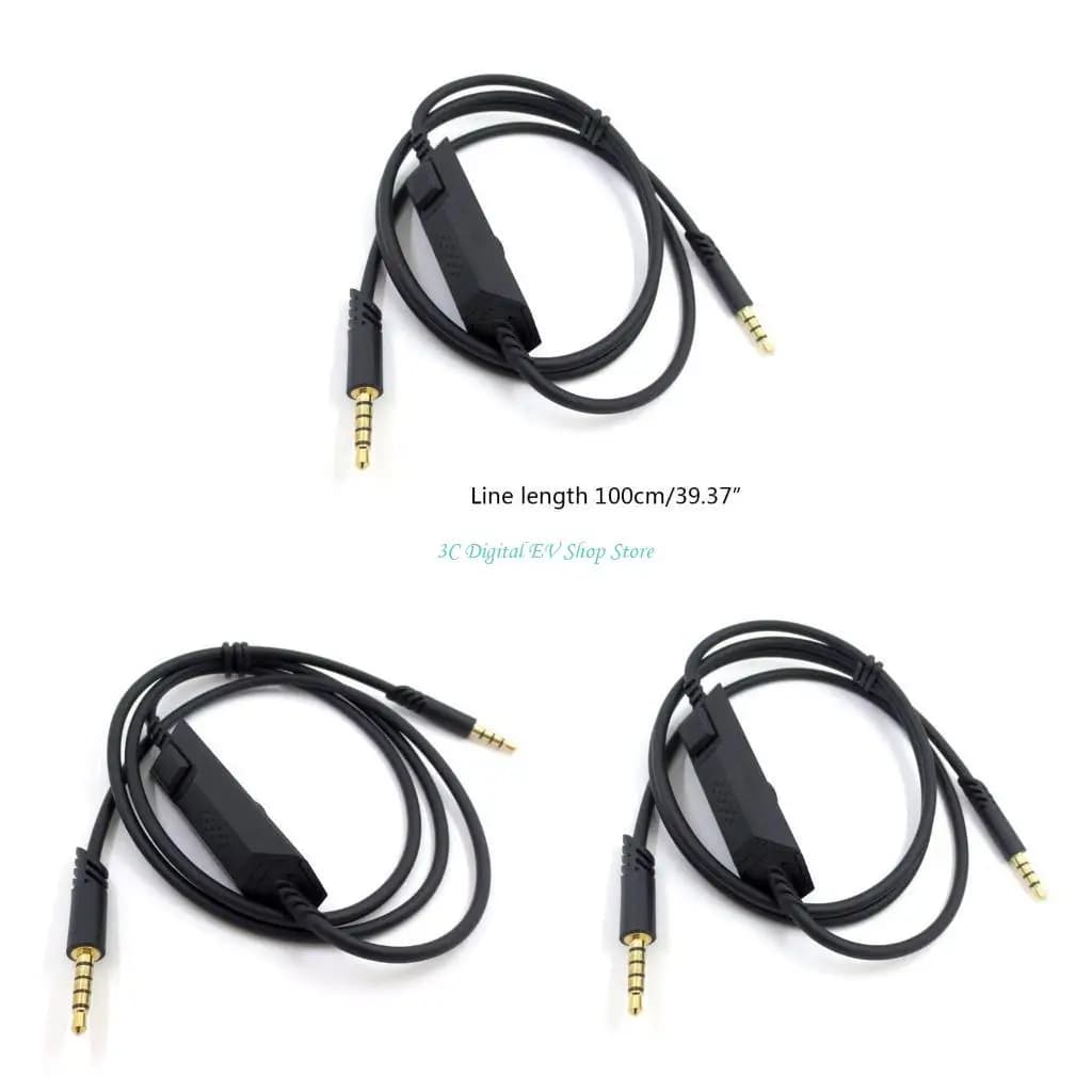 Black E74D headset cable for A10 A40 GAMING AHBERSET