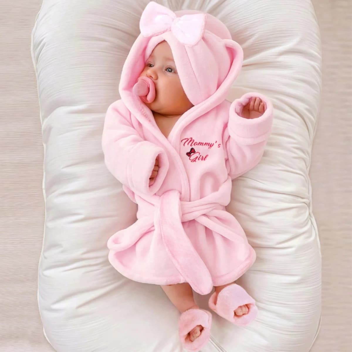 Accessori per Fotografia Neonati: Accappatoi con Cintura, Cuffia da Doccia, Outfit per Servizi Fotografici di Neonati e Bambini - HD