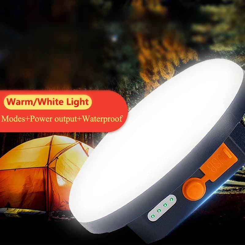 MOSLIGHTING 9900mAh Rechargeable Powerful Light Camping Lantern with Magnet Portable Flashlight LED Working Lamp