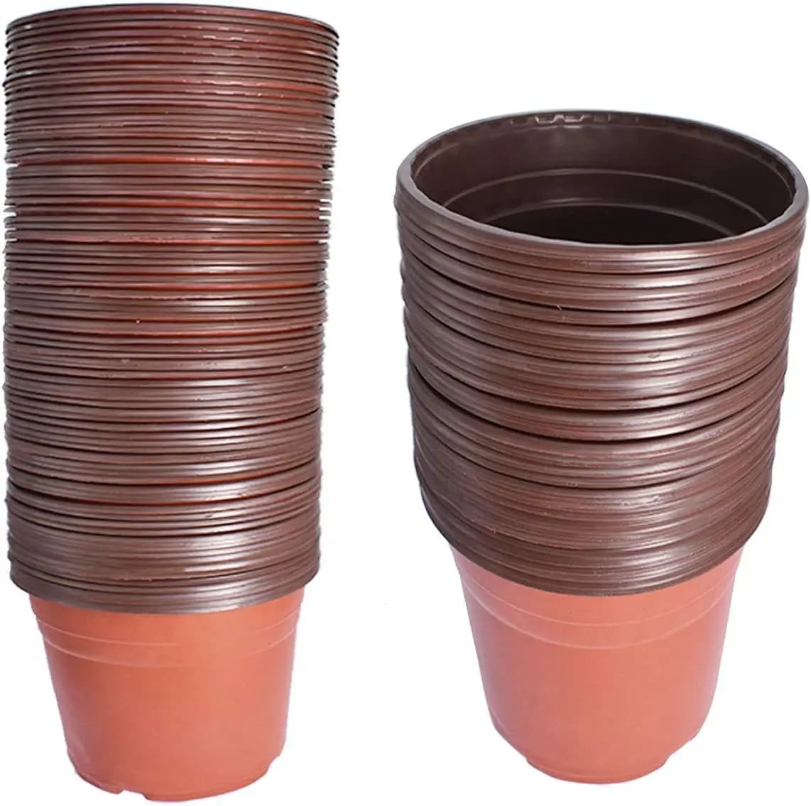 100 Pieces Plastic Vases for Plants/Vases for Semenzai Containers for Flowers and Plants Vases for Germination Semi
