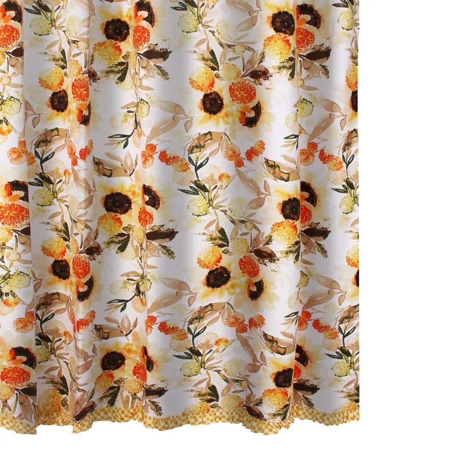 Somerset Ruffled Farmhouse Shower Curtain