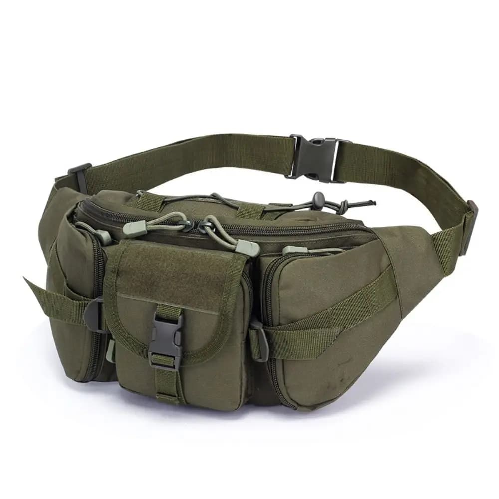 Oxford Cloth Waist Fanny Pack Large Capacity Waterproof Running Sports Belt Bag Multifunctional Durable Climbing Belt Bag