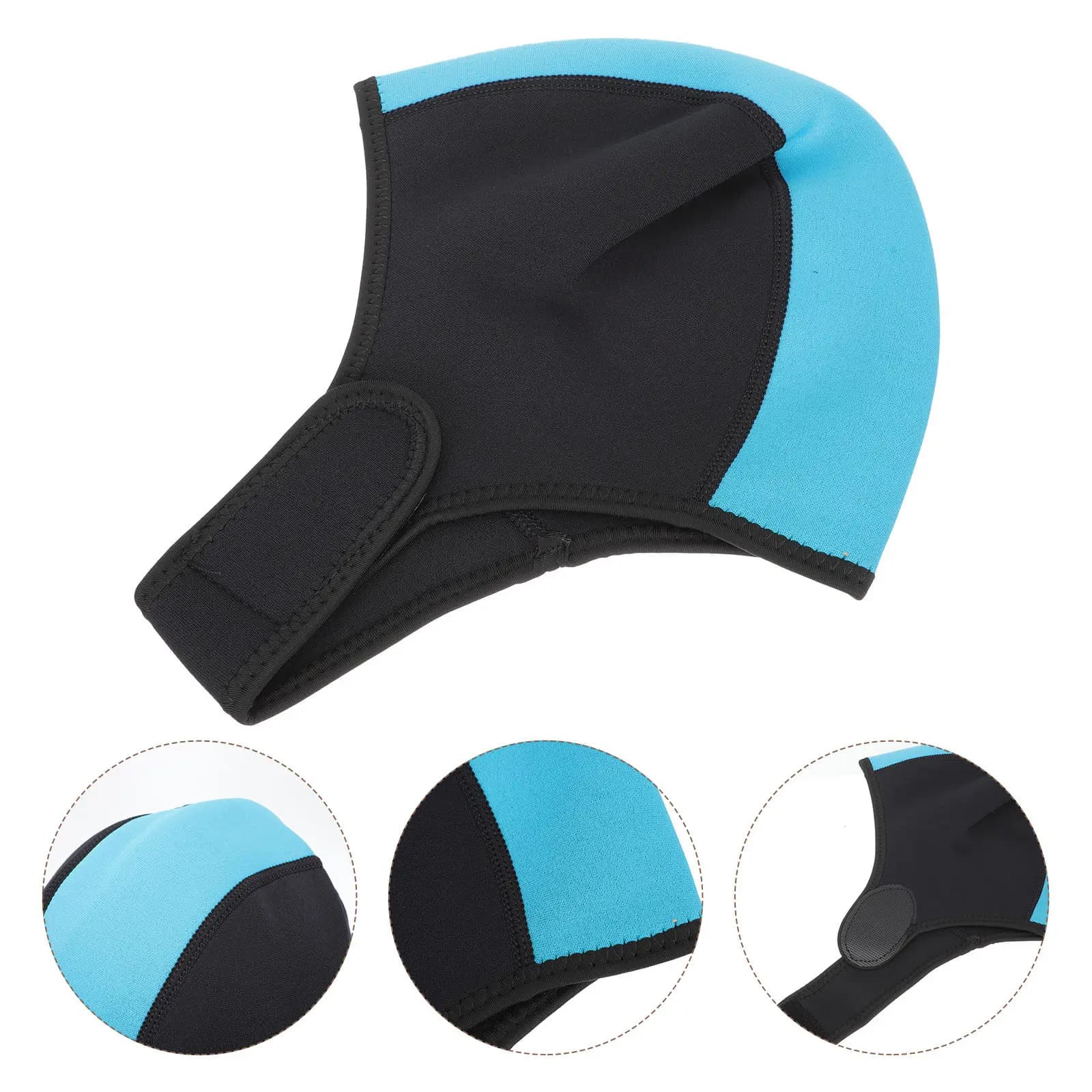 High Elastic Rubber Swim Cap Stretches Easily Covers Ponytail Bun Braid Water Sports Head Protector Winter Bathing Hat Diving