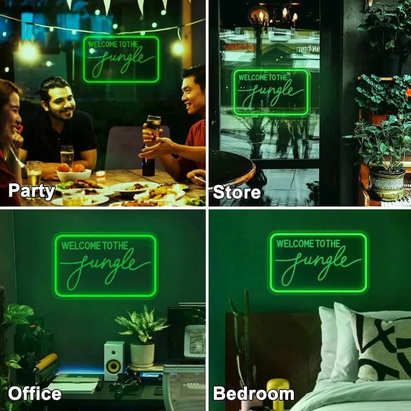 Custom LED Neon Lights Billboard Ambient Light for Wedding Party Living Room Bedroom Home Wall Decoration