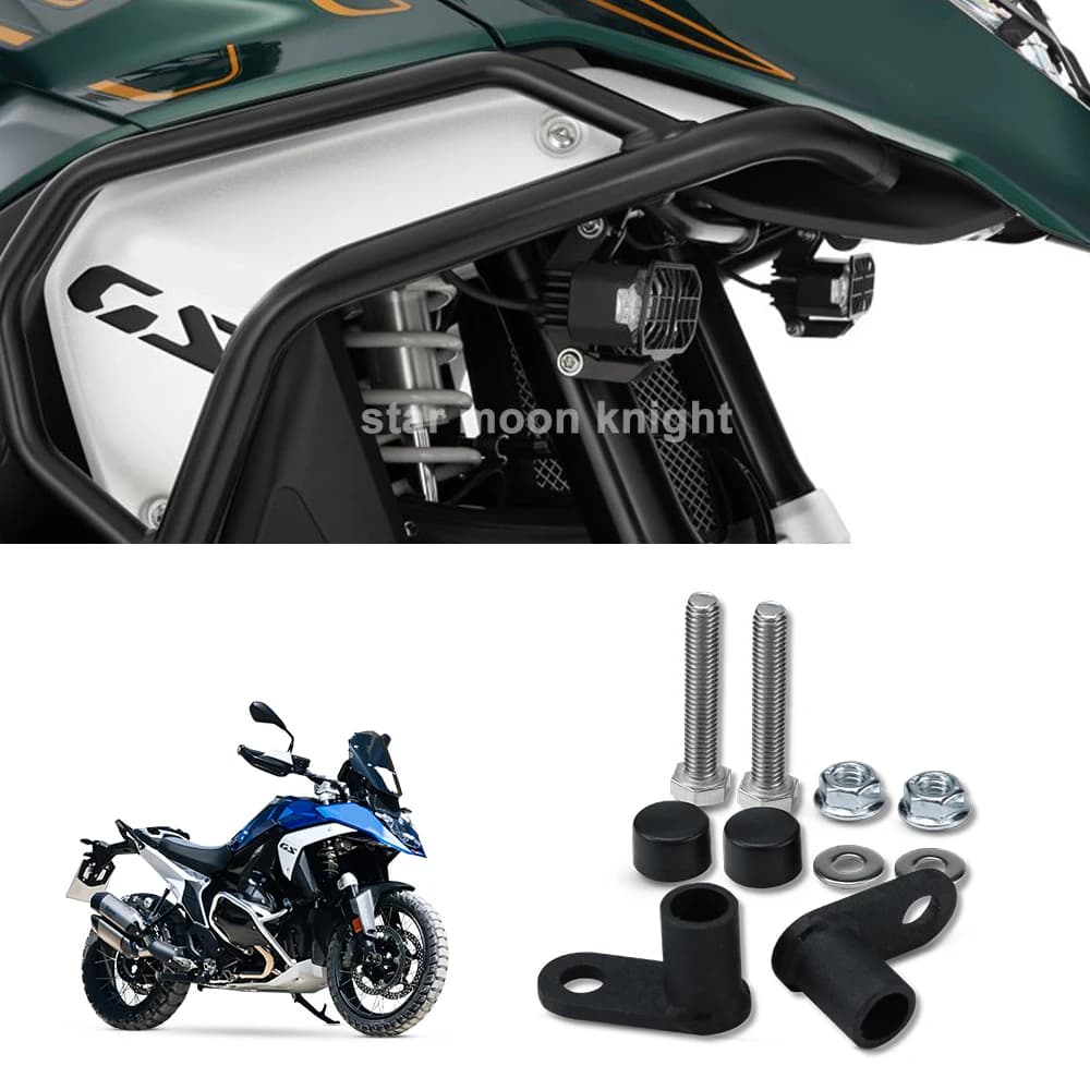 Per BMW R1300GS R 1300GS R 1300 GS 2023-Accessori Moto Fendinebbia Staffe ausiliarie Lampada di guida Staffa Faretto