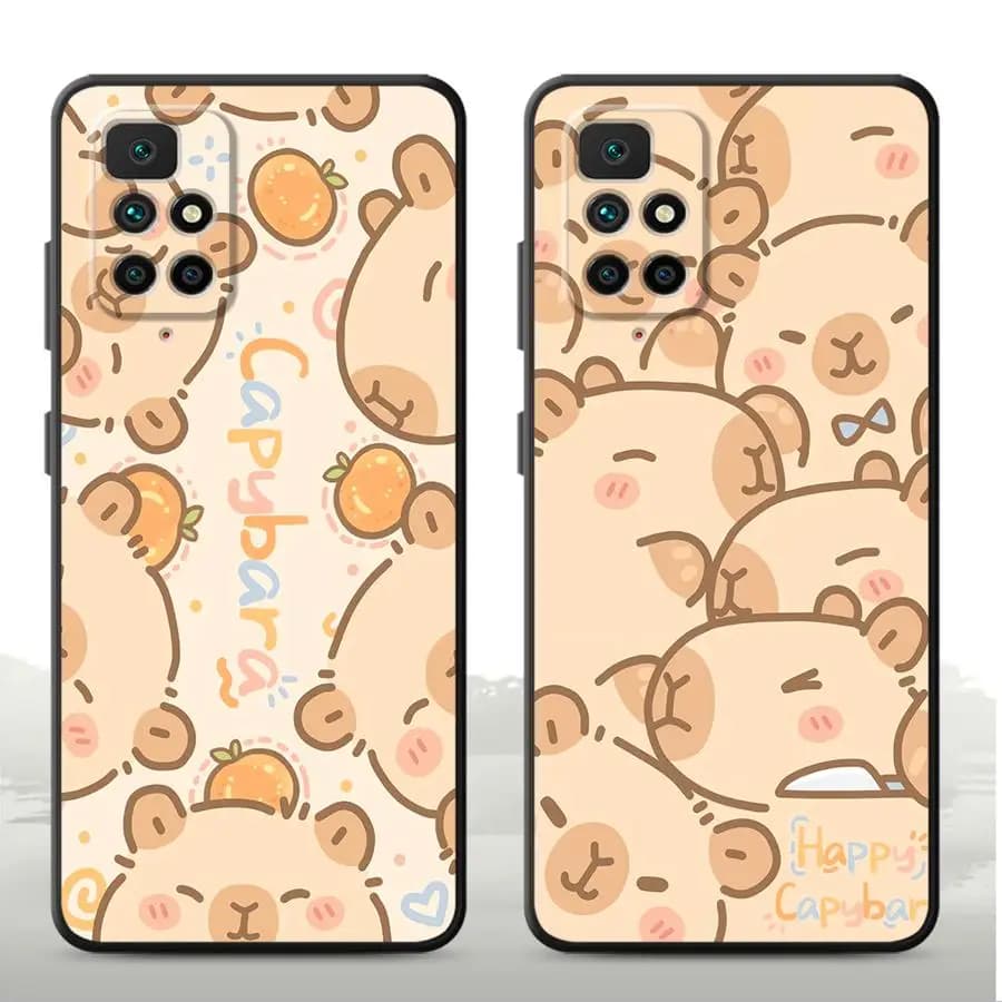 Custodia per Xiaomi Redmi 12C A5 10 A1 A2 Plus 9 14C K40 K80 Pro A3 A4 13C Cover Telefono Simpatica Capibara