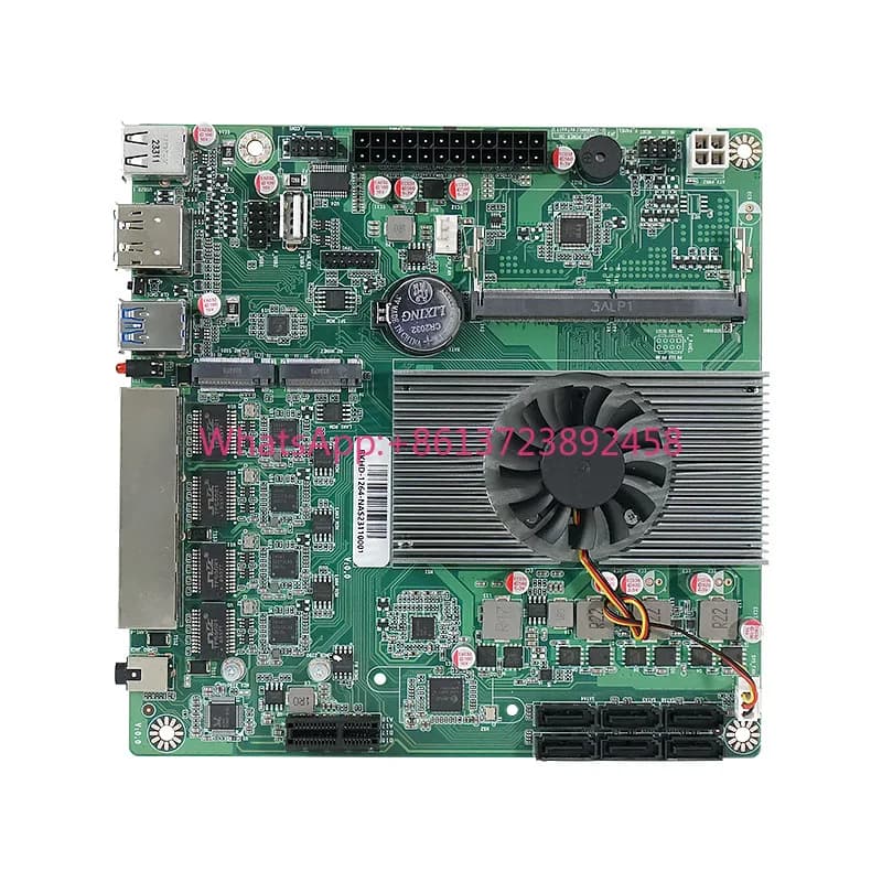 N100 Hei Synhui ITX main board industrial computer soft routing NAS storage server 12th generation U double M.26 disk