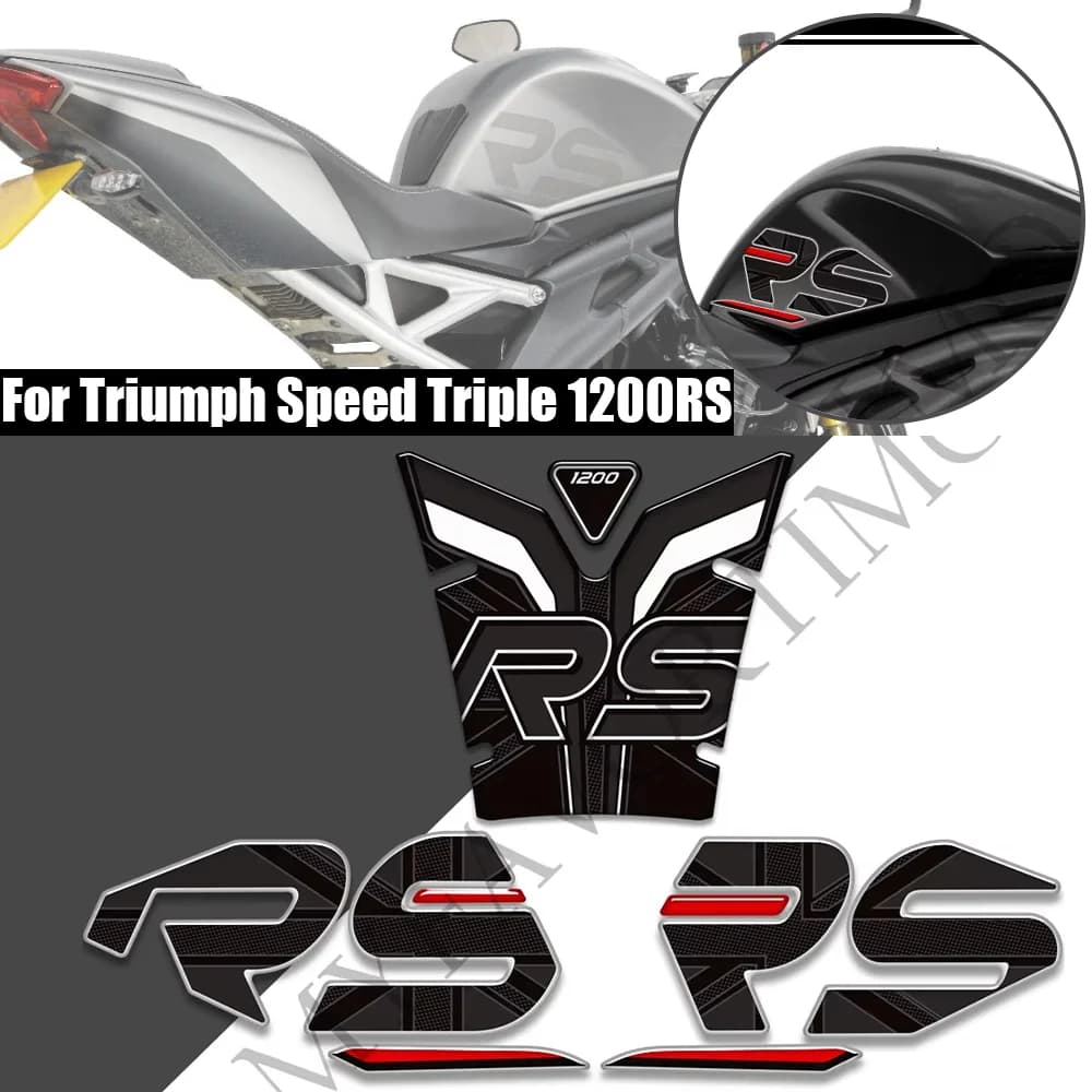 For Triumph Speed Triple 1200RS Motorcycle Fuel Tank Pad Stickers TankPad Moto Epoxy resin Decals Accessories 1200 rs