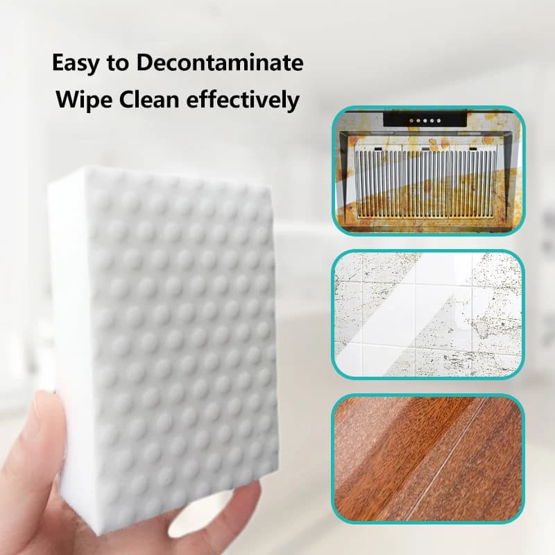 20 40 pieces muffler sponge compressed shoes magic kitchen office bathroom cleaning tools multifunction double compression sponge