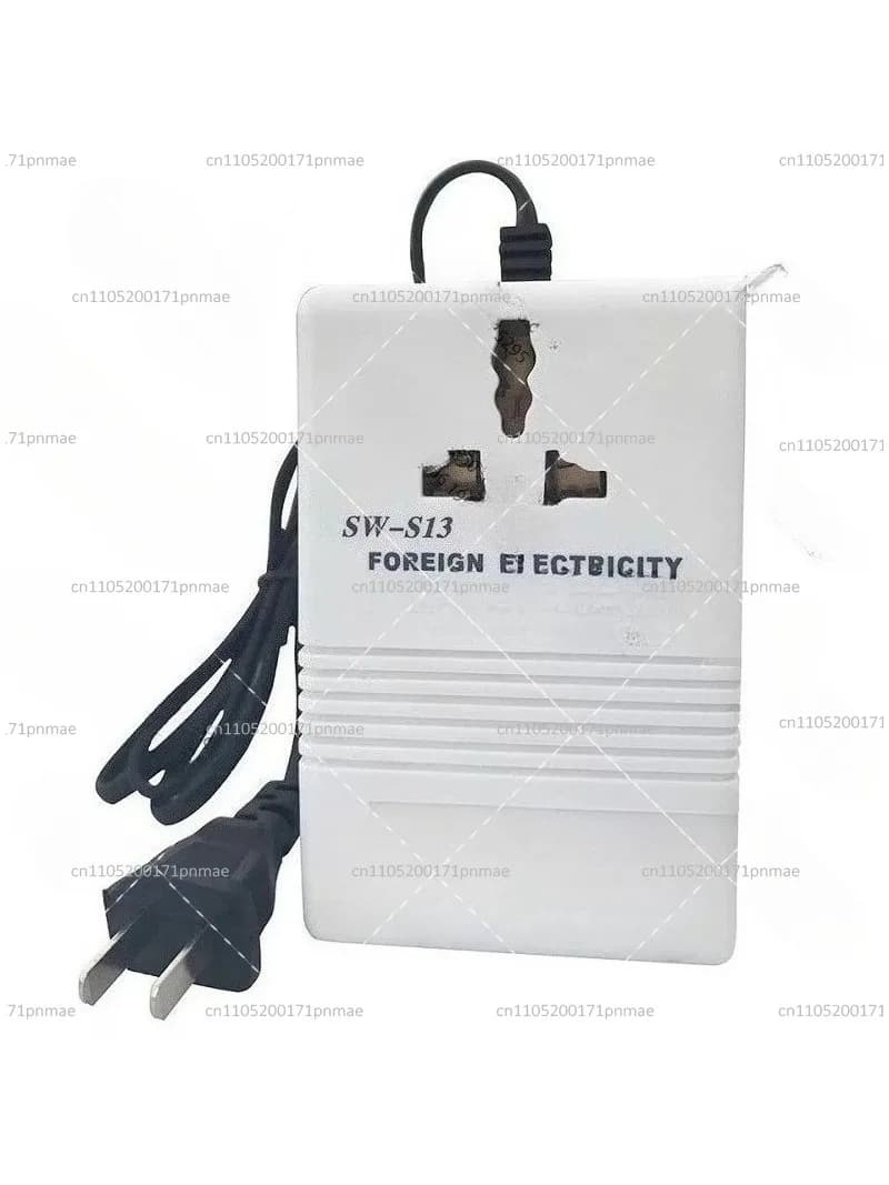 Universal Travel Adapter 220V to 110V Step Down Converter Dual Voltage Charger for Worldwide Use
