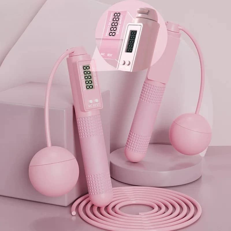 Smart Jumping Corde with Counter, Wireless, Professional, for Fitness, Adults and Students, Double Use, Sports Articles