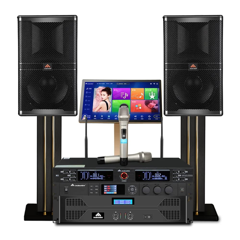 New Professional Karaoke Machine 4TB Wifi Machine Singing Karaoke Set Player Touch Screen KTV Karaoke System Portable