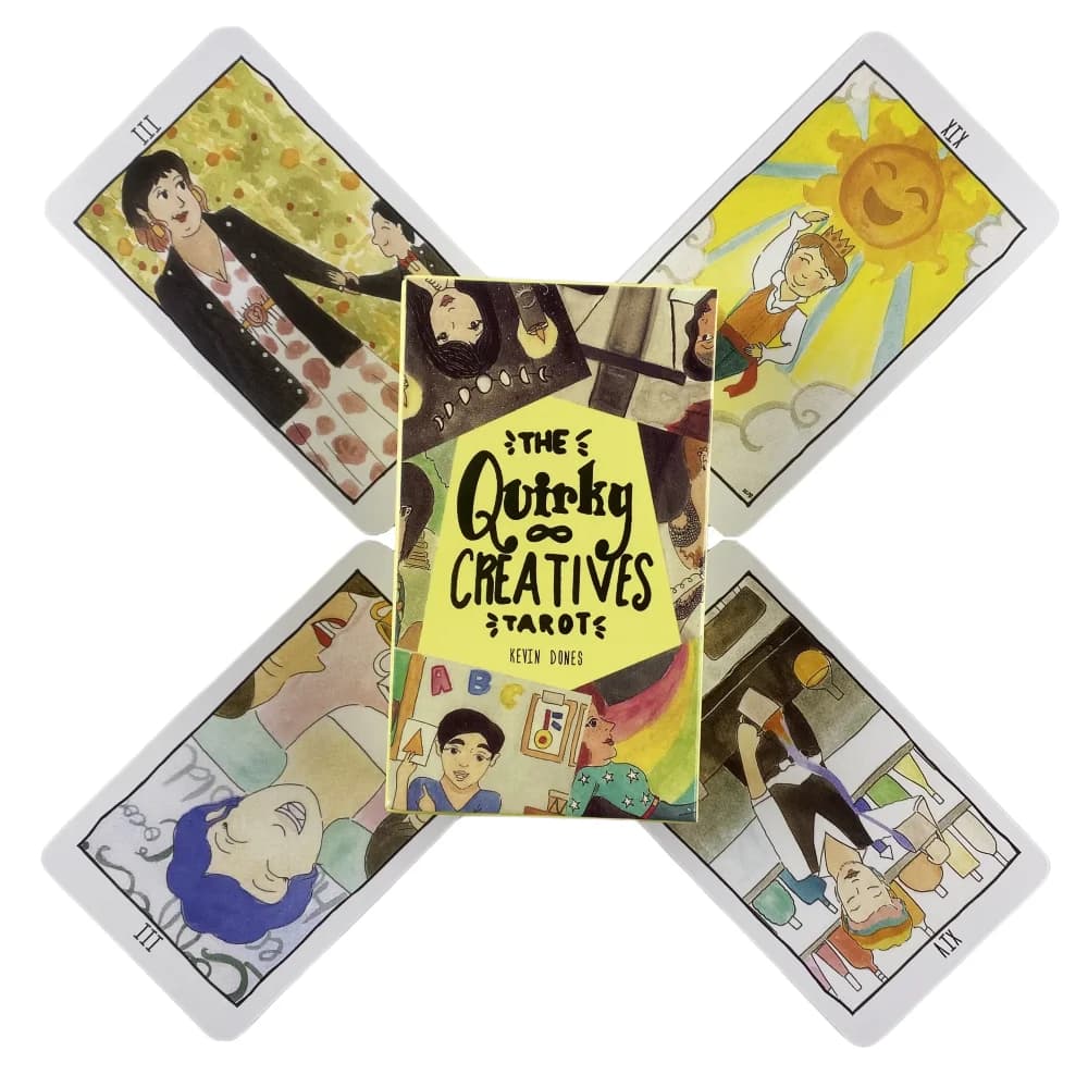 Le stravaganti carte dei tarocchi creativi A 78 Oracle English Visions divinazione Edition Borad Playing Games