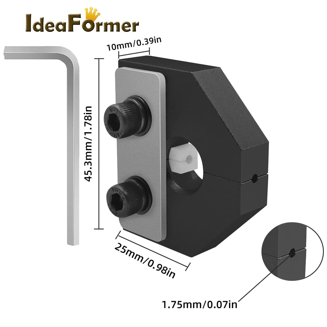 Accessori per Stampanti 3D: Connettore per Saldatura Filamento 1.75MM, Strumento di Giunzione per Filamenti PLA/ABS/PETG di Ogni Tipo