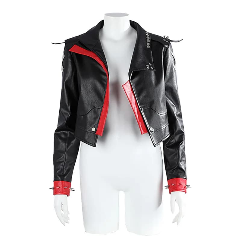 AdultLegends (LOL) Double City War 2 Cosplay Game Costume Female Character Wukai Leather Jacket