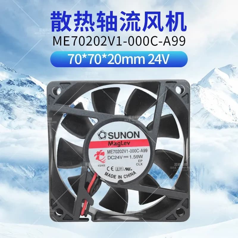 New Original Built-in SUNON 7020 24V Inverter Cooling Fan for ME70202V1-000C-A99