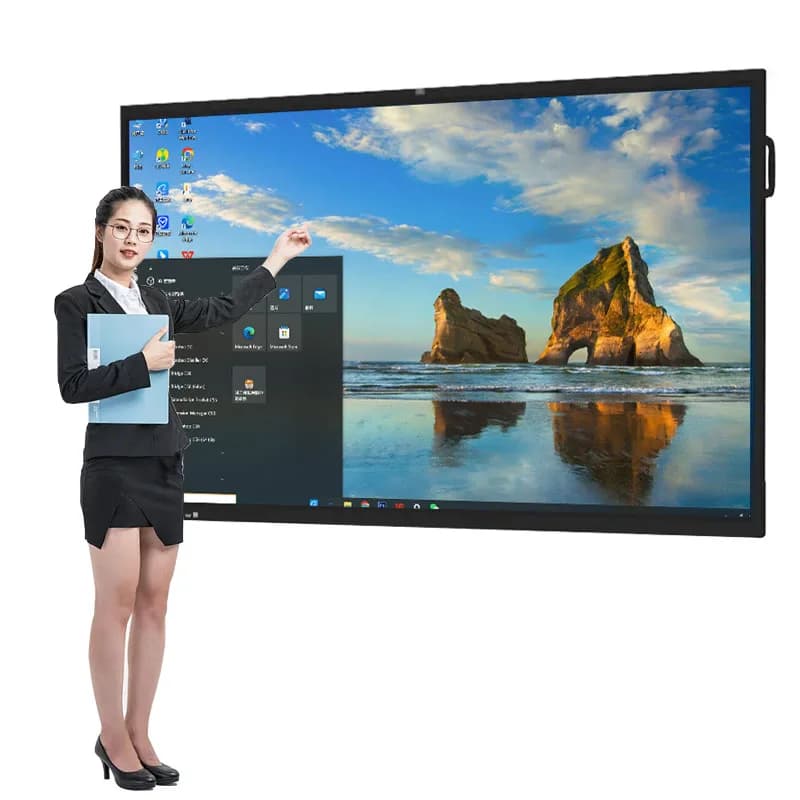 Schermo all-in-one display digitale educativo smart board Proiettore tattile a infrarossi interattivo Scheda per aula Elettronica