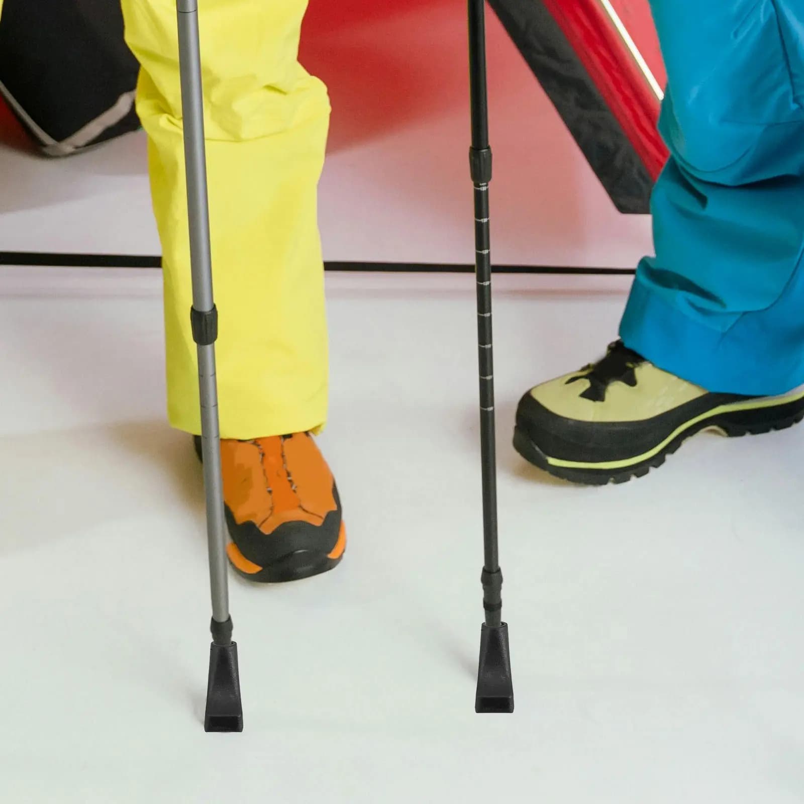 6 Pezzi Punte di Ricambio per Bastoncini da Trekking, Protezioni Antiscivolo per Bastoni da Escursionismo, Adatte a Vari Terreni e Condizioni Atmosferiche