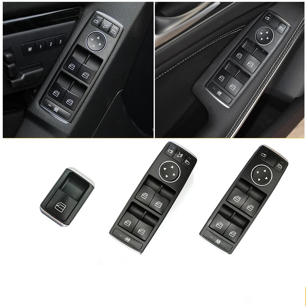 Interruttore di Controllo Alzacristalli Elettrico per Porta Anteriore Sinistra Mercedes Benz Classe ML e GLE W166 W156 1669054400 2012-2019