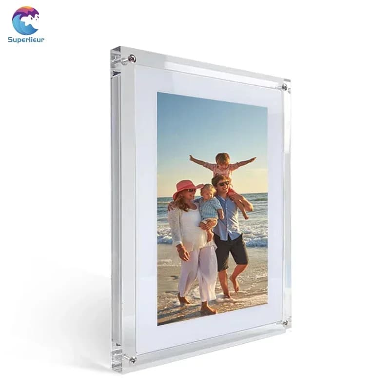 2025 Superlieur Wi-Fi Schermo IPS da 10,1 pollici Smart Frameo Display Cornice per foto digitale in acrilico