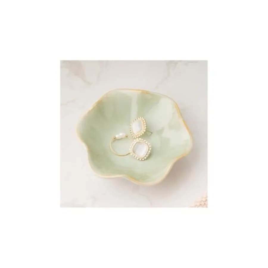 Ceramic Trinket Dish, Ring Tray, Decorative Jewelry Dish for Earrings Necklaces Watch Keys, for Women
