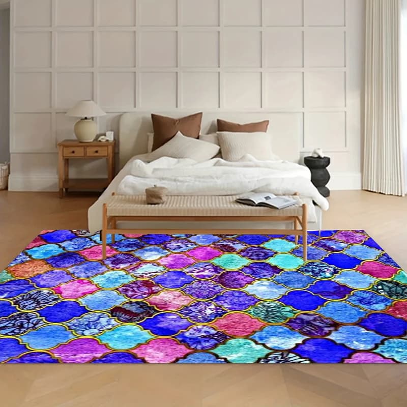 Stunning Entrance Mat, Living Room Mat, Decorative Mat for Bedroom, Anti-slip Carpet for Office, Children's Mat, Yoga Mat, Home Shade