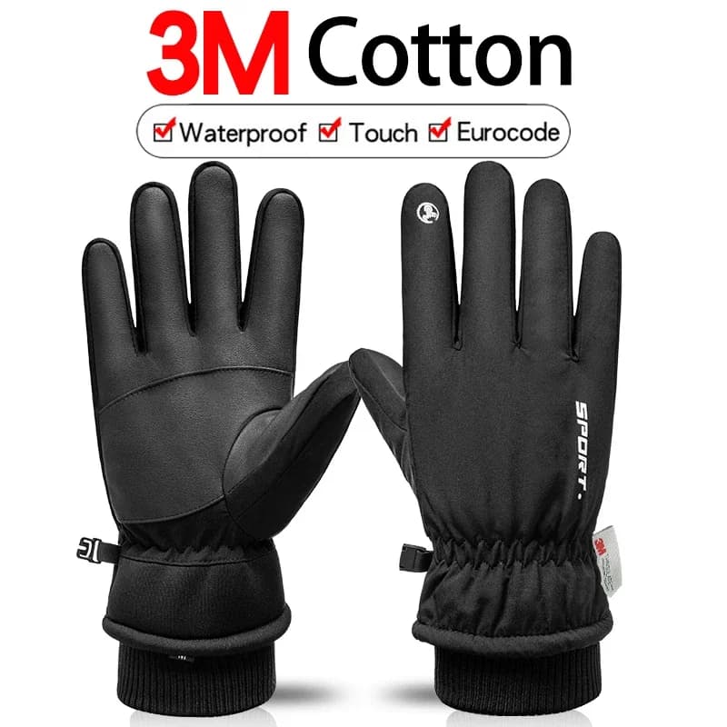 Autumn Winter Men Women Women Gloves TouchScreen Waterproof Windproof Gloves Outdoor Sports Hot Snow Gloves Cycling Dite Entire