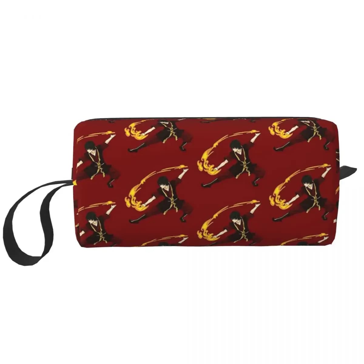 Zuko Avatar The Last Airbender Borsa per il trucco Custodia per cosmetici Kit Dopp Borsa per cosmetici da toilette per donna Astuccio da viaggio per bellezza
