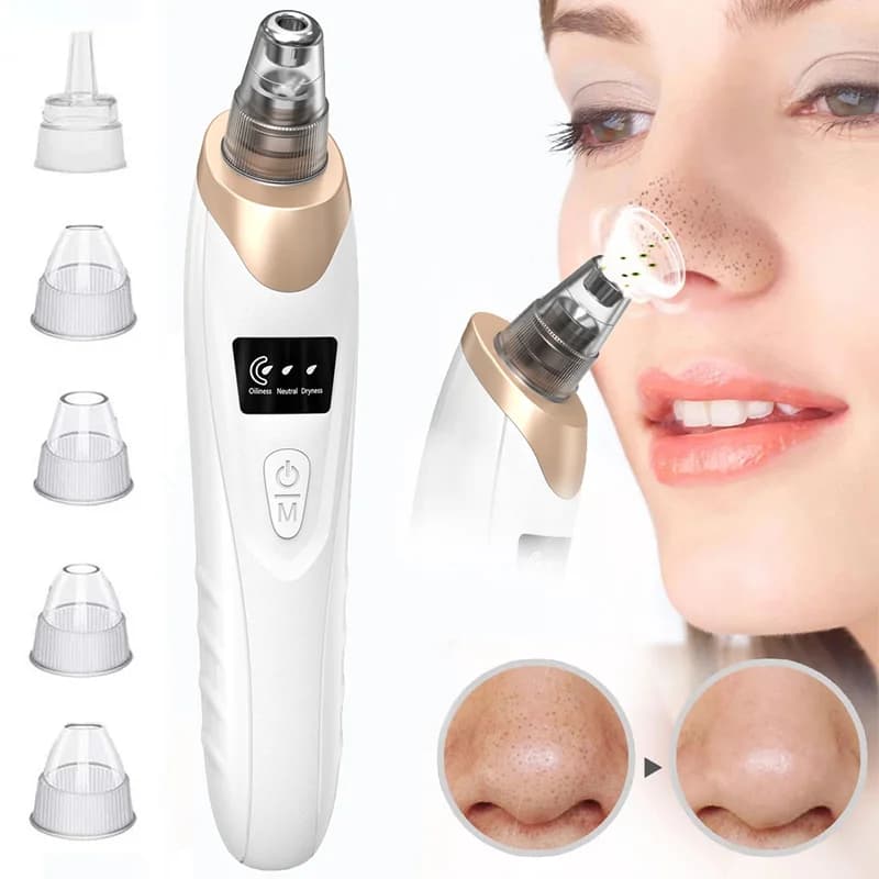 Blackhead Remover Pimples and Blackheads Vacuum Pores Removal Facial Skin Cleansing Device For Deep Cleaning Face Skin Care