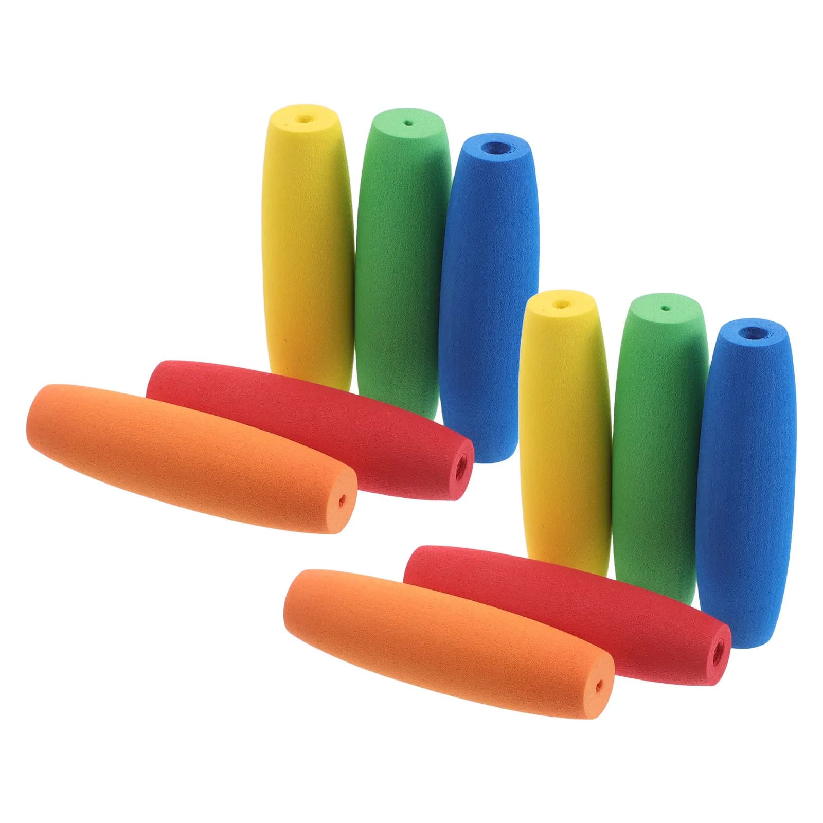10 Pezzi Copri Uncinetto in EVA Morbidi, Comodi, Antiscivolo, Colorati, Ergonomici, Accessori Essenziali per Lavoro a Maglia