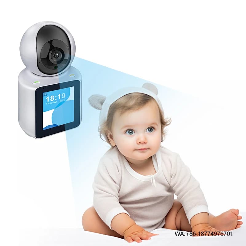 Nuovo design Baby monitor con videocamera per chiamate a 2 vie con fotocamera e audio