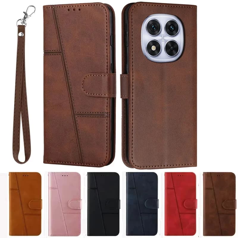Per Redmi Note14 Pro 5G Custodia Flip Portafoglio Copertina del libro per Coque Xiaomi Redmi Note 14 Note14 Pro Plus Pro + 14C Custodia in pelle per telefono