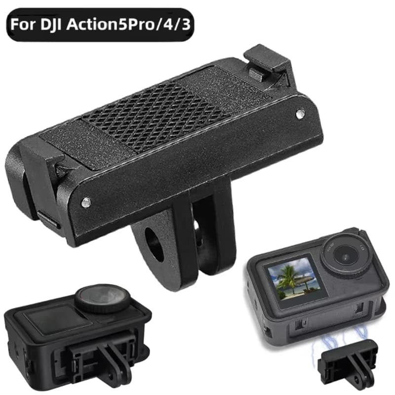 Two Claw Adapter For DJI Action 4 Durable Outdoor Camera Support Travel Vlog Camera Accessories For Vlog Outdoor Shooting Kit