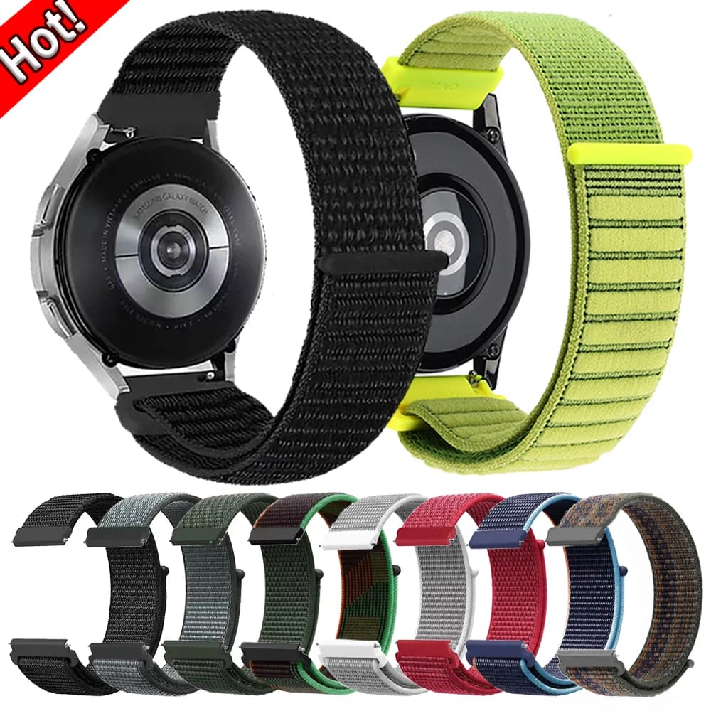 22mm 20mm cinturino in nylon intrecciato per HUAWEI WATCH5 46mm 4 3 Pro Sostituisci il braccialetto per HUAWEI WATCH GT 6 5 Pro GT6 5 4 cinturini traspiranti