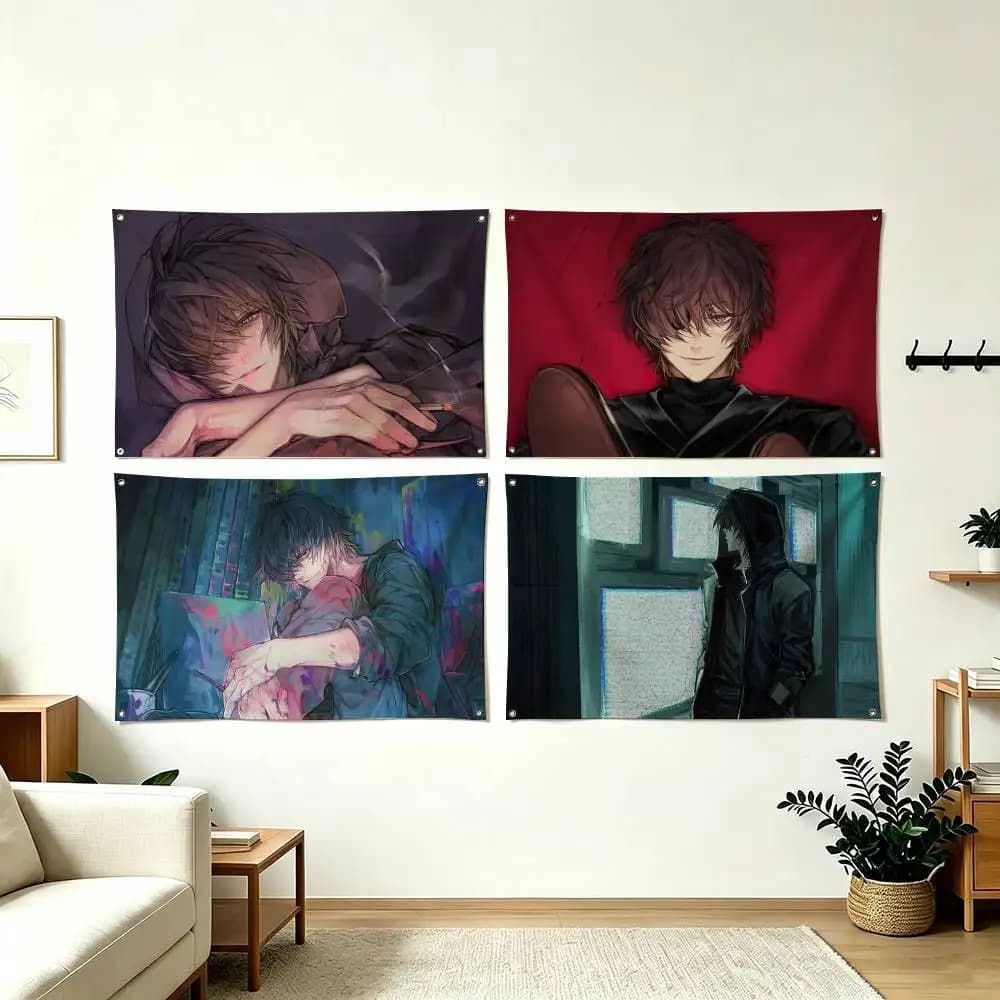 S-Slow Damage BL Visual Novel Flags Wall Hanging Tapestry Outdoor Garage Room Decorative flag Background Blanket
