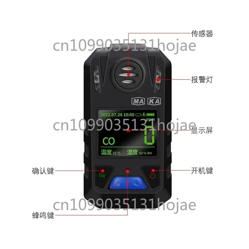 Tester di metano minerario per rilevatore di gas monossido di carbonio CTH1000