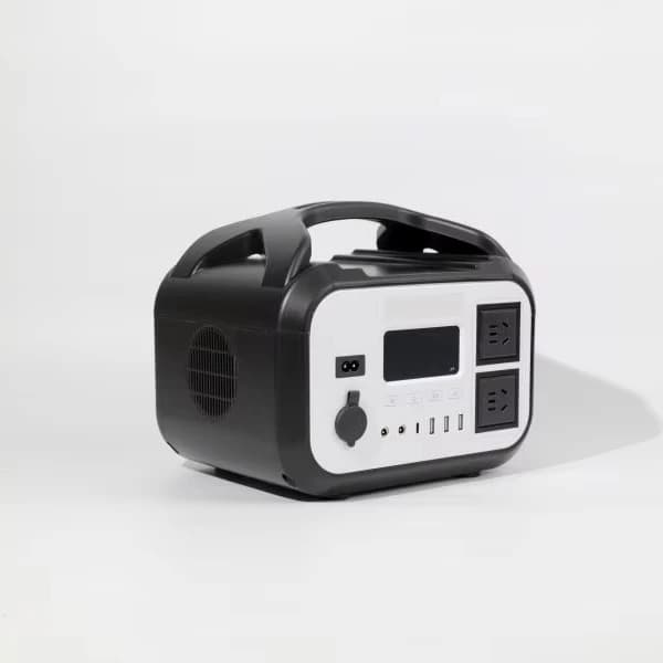 Generatore Solare Portatile con Pannello 600W, Batteria agli Ioni di Litio LiFePO4 con Sistema BMS, Radio di Emergenza, Caricatore Wireless