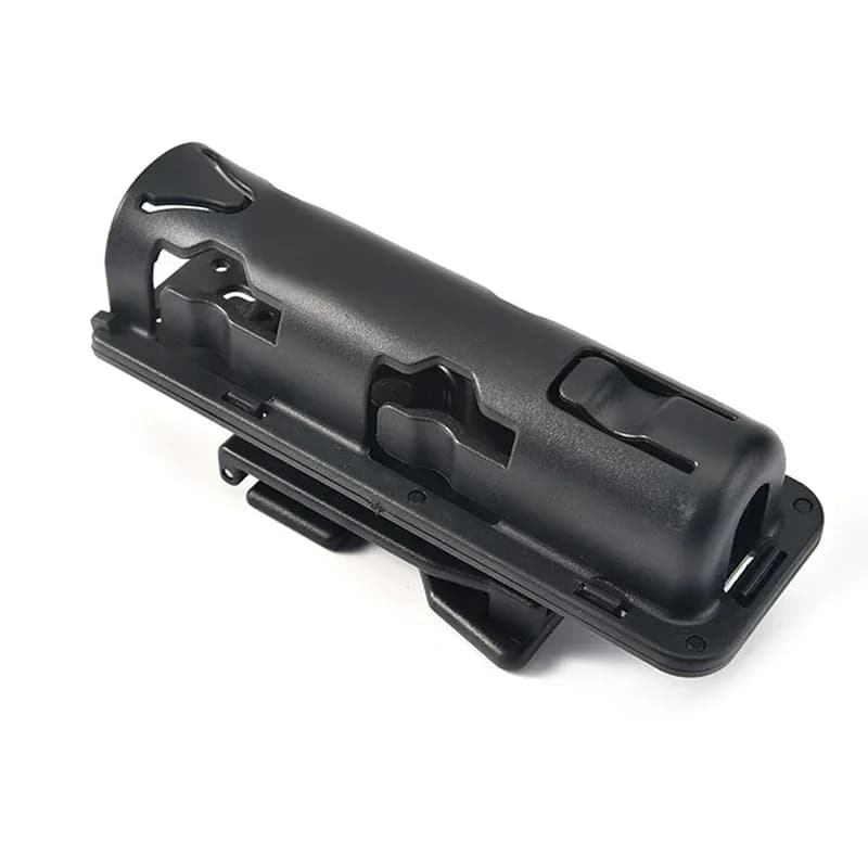 Supporto per bastone rotante a 360 gradi custodia per bastone telescopica nera in plastica Kit di difesa sicura accessori per attrezzature di polizia tattico