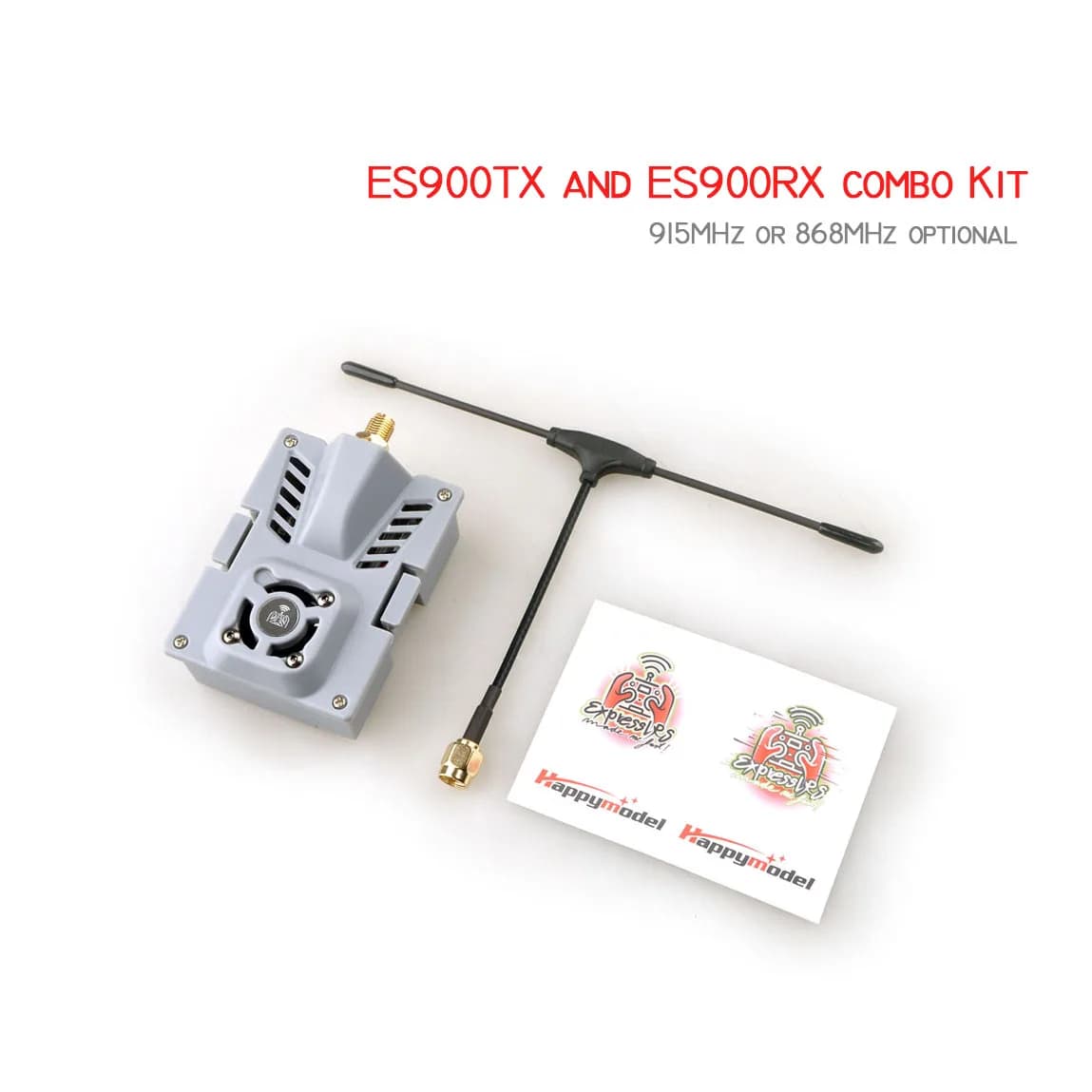 Happymodel RC ELRS Micro ES900RX (receipt) ES900TX (module) Combined kit 915 MHz ExpressLRS Firmware for RC FPV Racing Drone
