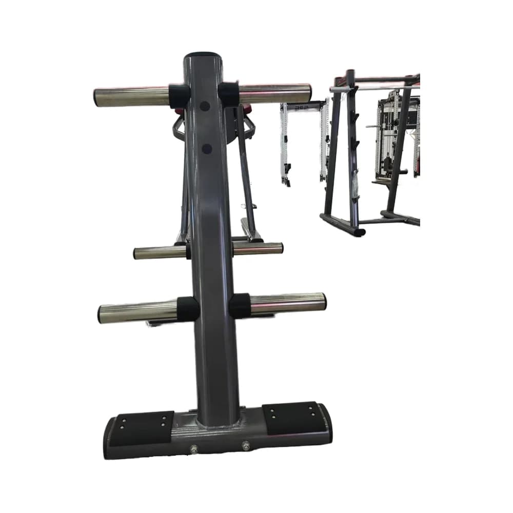 Fitness Gym Plate Rack for Metal Weight Shaft and Storage Bench Equipment