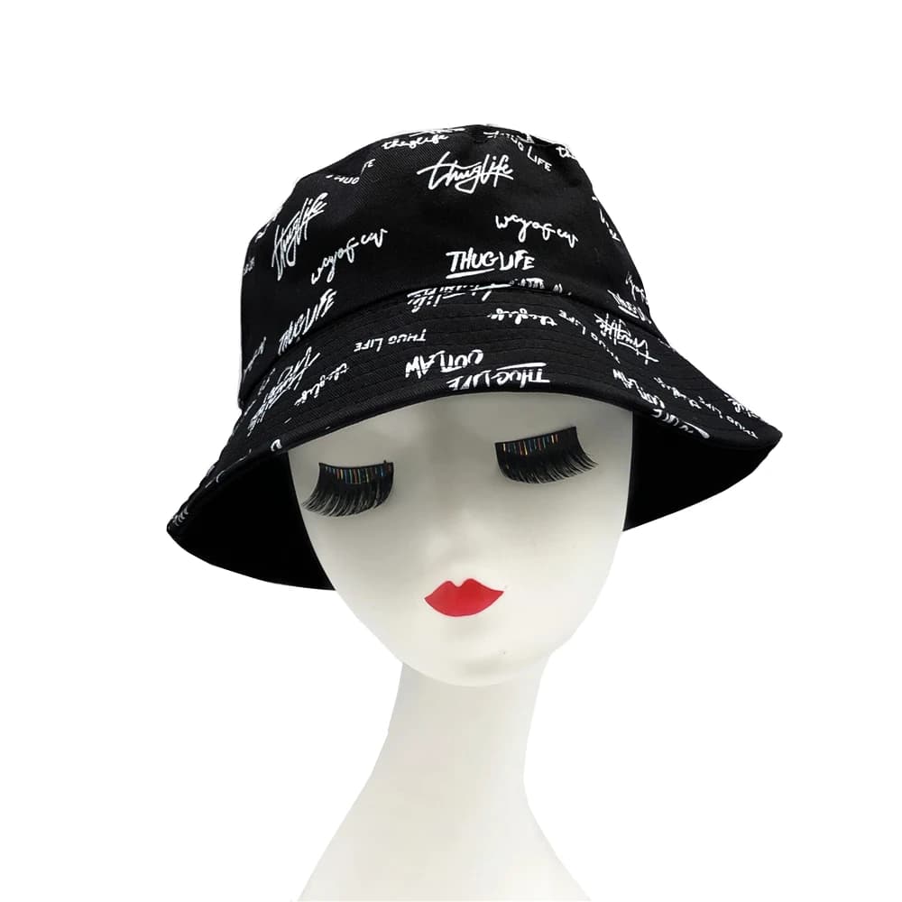 New Double-sided Fisherman Bucket Hat for Men Women Summer Unisex Fashion Cap